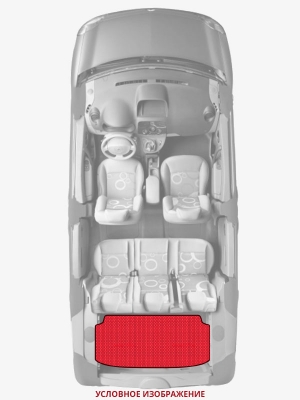 ЭВА коврики «Queen Lux» багажник для Dacia Lodgy